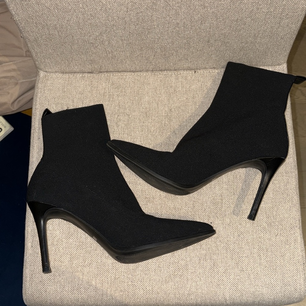 Steve Madden sock heel booties